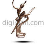 مشخصات ، خرید و قیمت تمام رخ مجسمه دکوری بالرین زن پا باز رقص باله