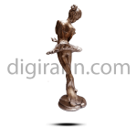 مشخصات ، خرید و قیمت نمای پشت مجسمه دکوری بالرین زن پا بسته رقص باله